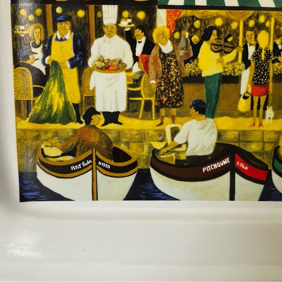 Guy Buffet Collection California Pantry Small Cheese Cracker Platter Plate 2003 - Picture 10 of 16